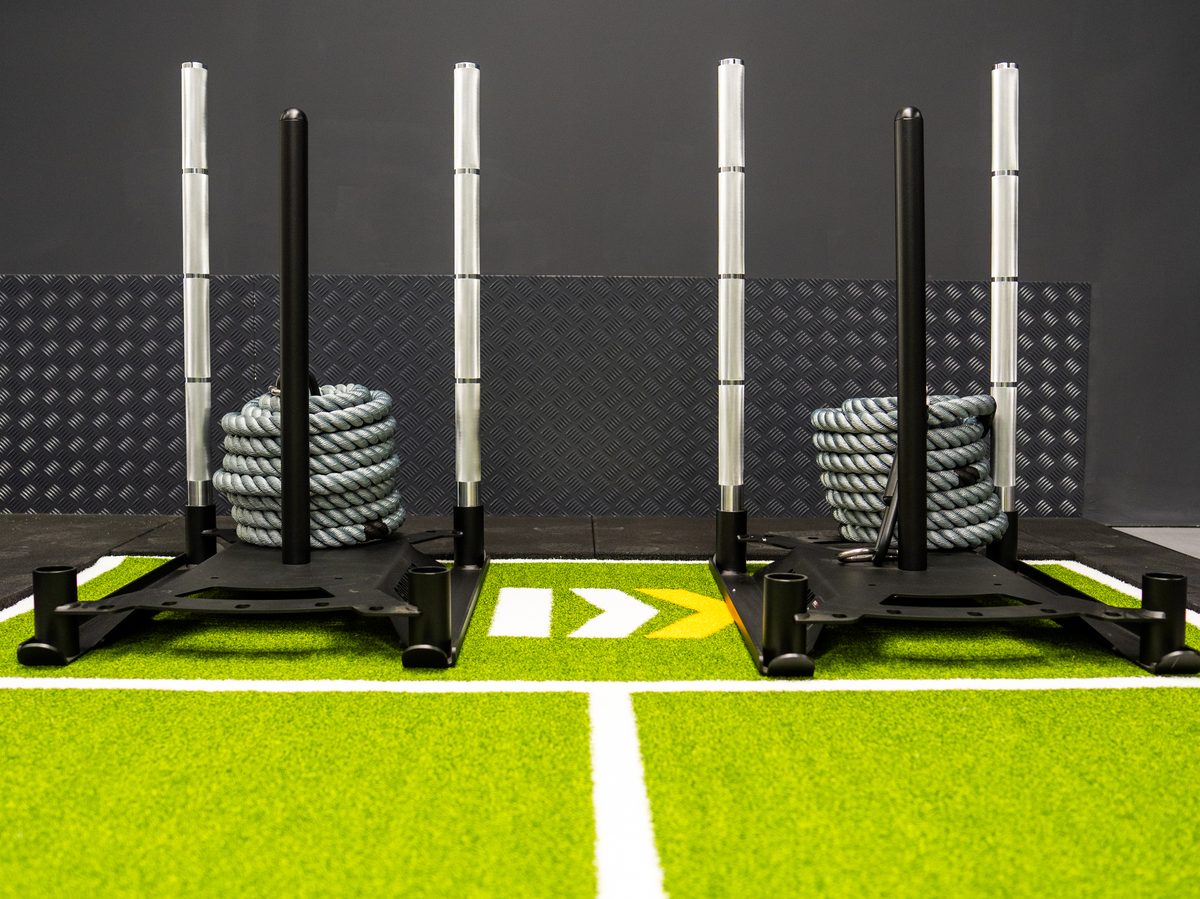 Zona Burning Park de um clube Fitness Park