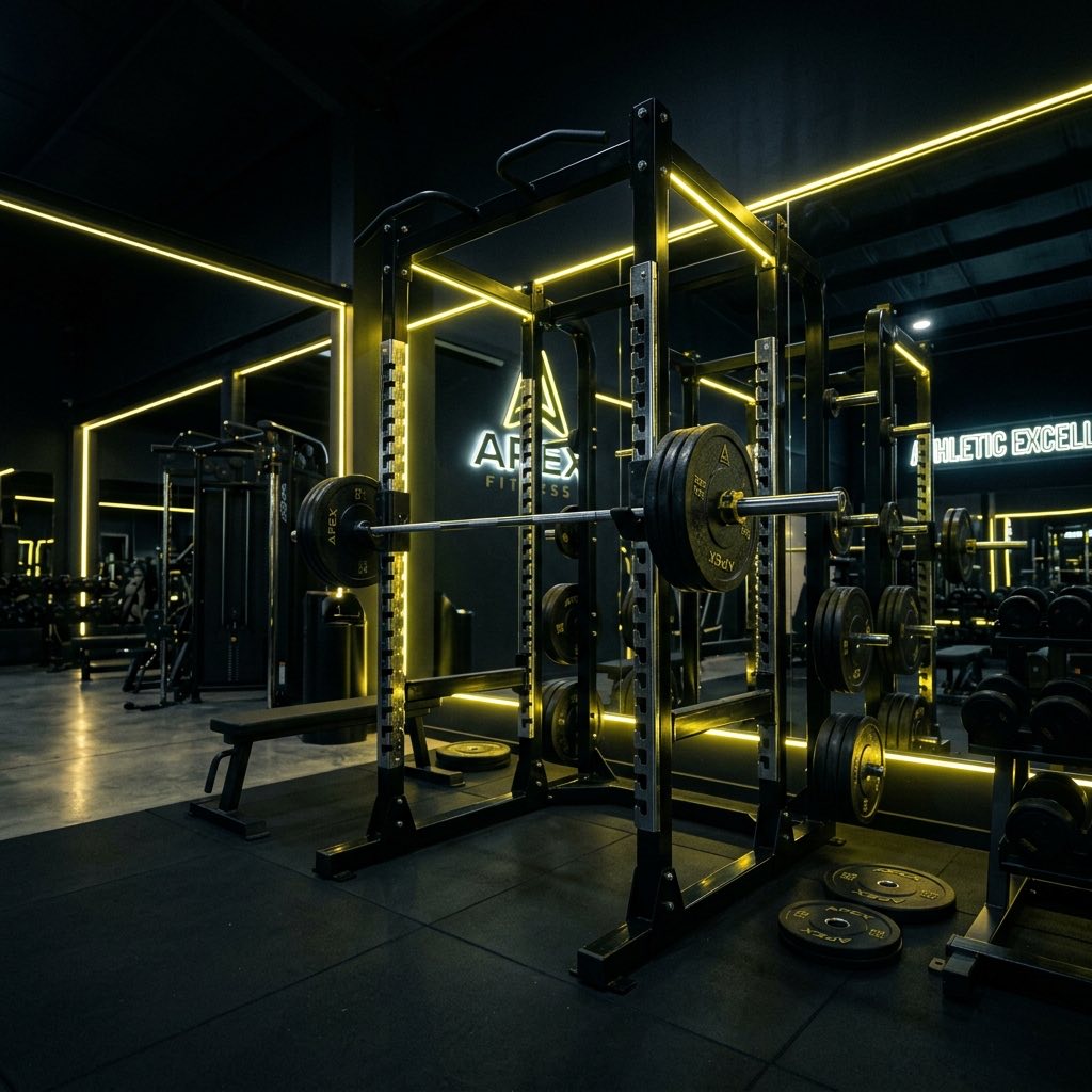 Interior de um clube Fitness Park